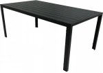 Lauko stalas Allen, 205x90 cm, juodas