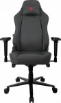 Žaidimų kėdė Arozzi Primo Woven Fabric Gaming Chair, Juoda su raudonu logo