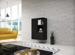 Cama living room furniture set ROCO 17 (2xRO3 + 2xRO6) juodas/juodas/juodas