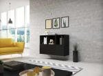 Cama living room furniture set ROCO 12 (RO1 + 3xRO6) juodas/juodas/juodas