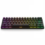 Belaidė klaviatūra SteelSeries Apex Pro Mini, RGB LED, DE kalba, Juodos spalvos