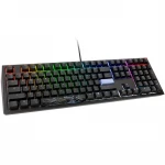 Ducky Shine 7 PBT Klaviatūra žaidimams - MX-Speed-Sidabrinis (US), RGB LED, blackout