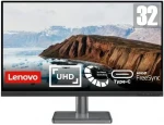 Monitorius LENOVO L32P-30 31.5 UHD (3840X2160/ 350NITS/4MS/60HZ/USB TYPE-C GEN 1 (DP1.2 ALT MODE), HDMI, DP (3 METŲ GARANTIJA)