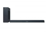 Namų kino sistema „Philips Soundbar 2.1“ su belaidžiu žemųjų dažnių garsiakalbiu TAB8405/10, maks. 240 W. Belaidis žemųjų dažnių garsiakalbis, Dolby Atmos®, suderinamas su DTS Play-Fi, Jungiamas su balso asistentais