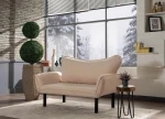Kalune Design dvivietė sofa-lova Chatto - Kreminis