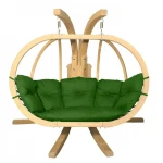 Pakabinamas dvivietis fotelis, Swing Pod XL CZILLO, žalias