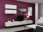 Cama Living room cabinet set VIGO 13 baltas gloss