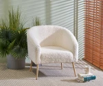 Fotelis GRIFON 2 leisure armchair cream / natural