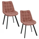 2-ių kėdžių komplektas Akord SJ.22, rožinis