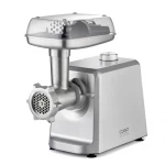 Mėsmalė Caso | Meat Mincer | FW 2500 | Stainless Steel | 2500 W | Greičių skaičius 2 | Throughput (kg/min) 2.5 | 3 stainless steel cutting plates (3 mm, 5 mm and 8 mm), Sausage filler, Cookie attachment with 4 moulds, Stuffer