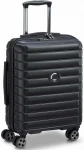 Kelioninis Delsey Shadow 5.0 Slim 55 cm -matkalaukku, musta