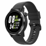 Išmanusis laikrodis Coros Apex Premium (46 mm), Juodai pilkas korpusas su juodos spalvos silikoniniu dirželiu