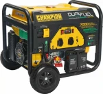 Champion Agregato čempionas, ES 7000 vatų SND dviejų degalų generatorius su elektriniu paleidimu