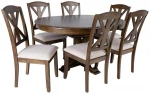 Dining set JAMES with 6 chairs