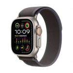 Išmanusis laikrodis Apple Watch Ultra 2 GPS + Cellular, 49 mm, Titano spalvos korpusas su Mėlynos/Juodos spalvos dirželiu - M/L