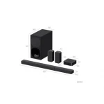 Namų kino sistema Sony | HT-S40R 5.1ch Home Cinema Soundbar with Wireless Rear Speakers | USB port | Bluetooth | Juodas | No | Wi-Fi | Belaidė jungtis