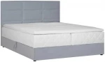 Lova Continental bed LEVI 180x200cm, with mattress, pilkas