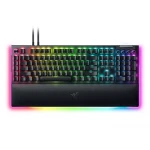 Razer | Mechanical Gaming Keyboard | BlackWidow V4 Pro | Gaming Keyboard | Wired | RGB LED light | US | Black | Numeric keypad | Green Switches