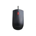 Lenovo Essential USB Wired Mouse, 1600 DPI, 1.8 m, 3 Buttons, Black | Lenovo | Essential USB Mouse | Optical sensor | wired | Black