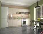 Virtuvinių spintelių komplektas Halmar Viola, kreminės/ąžuolo spalvos