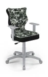 Vaikiška biuro kėdė Entelo Duo ST33 6, įvairių spalvų/pilka