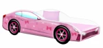 Lova su čiužiniu Car BED-PINK-2, 160x80 cm, rožinė