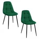 2-ių kėdžių komplektas Akord SJ.1, žalias