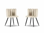 2-ių kėdžių komplektas Cosmopolitan Design Evora, smėlio
