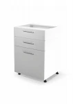 VENTO DS3-60/82 lower cabinet with drawers, color: baltas