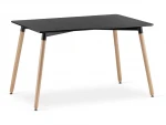 ADRIA stalas, 120 x 80 cm, juodas
