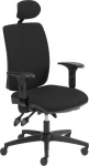 Office Products Biuro gaminiai Kefalonia Juodas biuro kėdė