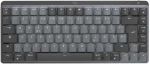 LOGITECH MX MECHANICAL MINI Belaidė minimalistinė klaviatūra su apšvietimu, Grafito spalvos, (US), Tactile Quiet