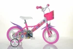 Dviratukas vaikams Bimbo Bike 12" Girl Butterfly, rožinis