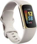 Išmanioji apyrankė Fitbit Charge 5, Auksinės spalvos korpusas su pilkos spalvos apyranke