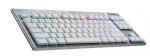Logitech G915 TKL Belaidė Mechaninė žaidimų klaviatūra, RGB, Lightspeed, Tactile, US išdėstymas, Balta