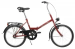 Sulankstomas dviratis Azimut Fold 20" 2023, raudonas