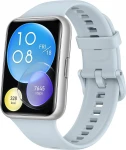 Išmanusis laikrodis Huawei Watch Fit 2 Active, Sidabrinės spalvos korpusas su melsvos spalvos dirželiu