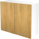 VENTO G-80/72 top cabinet, color: baltas / honey oak
