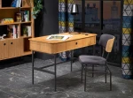 SMART B-1 desk color: natural oak - juodas