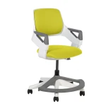Vaikiška kėdė ROOKEE, 64x64xH76-93cm, spalva: geltona, rėmas: baltas plastikas