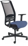 GULIETTA office chair, color: juodas / mėlynas