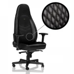 Žaidimų kėdė Noblechairs ICON Real Leather Gaming Chair, Juoda