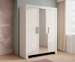 3 durų Spinta ADRK Furniture Cesiro, balta