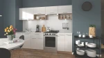 Virtuvinių spintelių komplektas Halmar Viola 260, baltos/ąžuolo spalvos